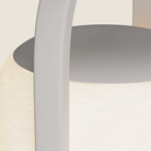 The stone Kero Table Light from Gantri close up.