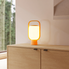 The sunrise Kero Table Light from Gantri in a living room.