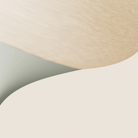 The meadow Kobble Floor Light from Gantri close up.