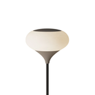 The smoke Kobble Floor Light from Gantri with the black rod option.