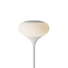 The snow Kobble Floor Light from Gantri with the white rod option.
