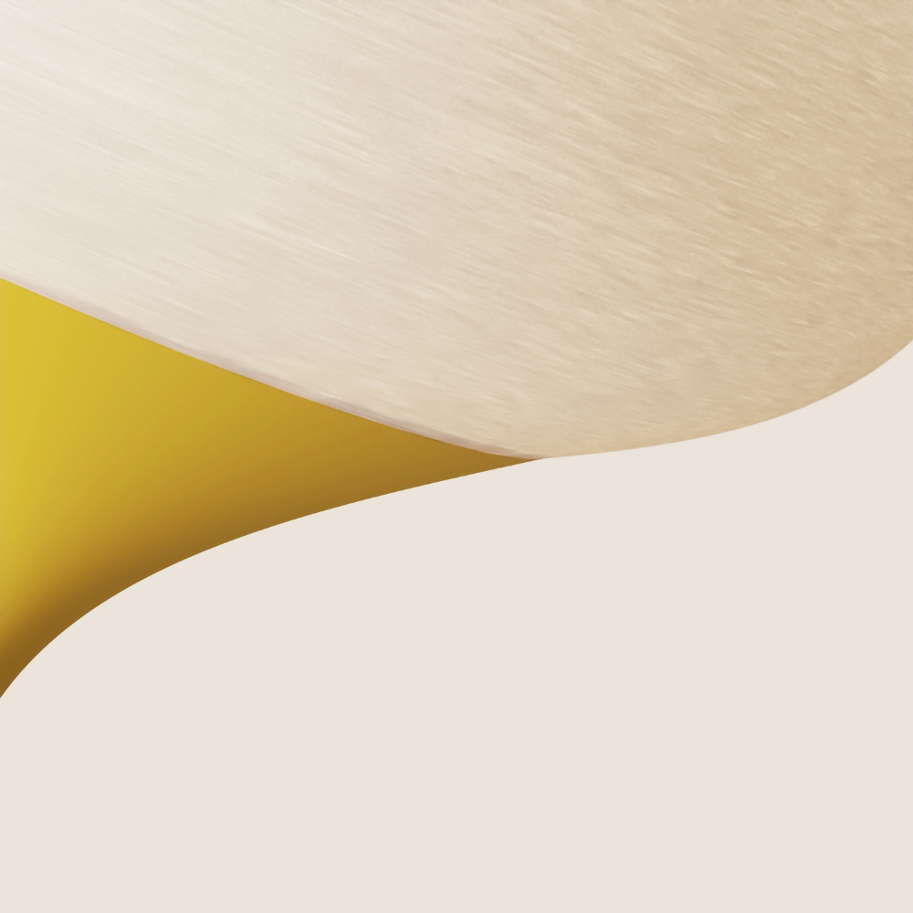 The sunrise Kobble Floor Light from Gantri close up.