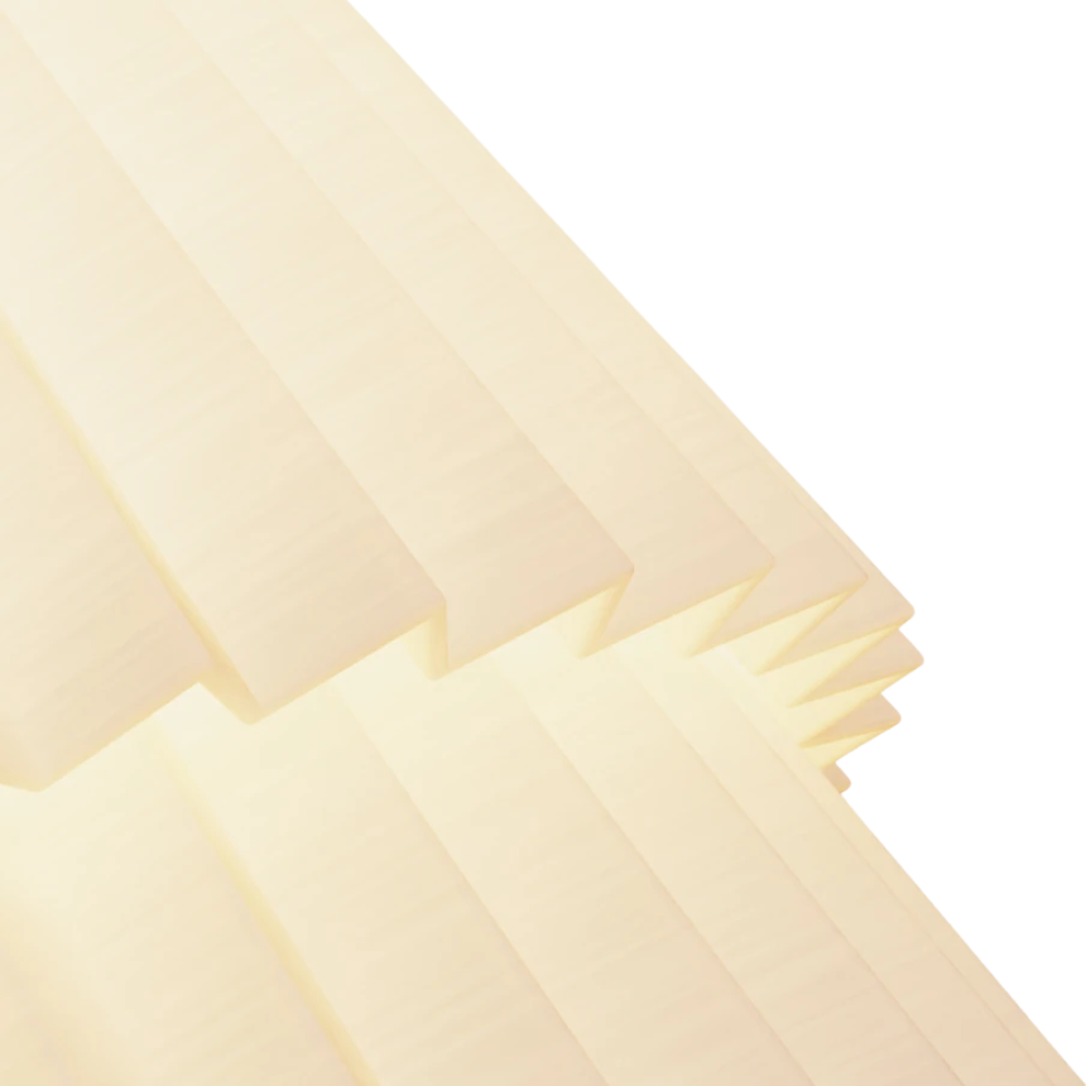 The Pleat Wall Sconce from Gantri close up.