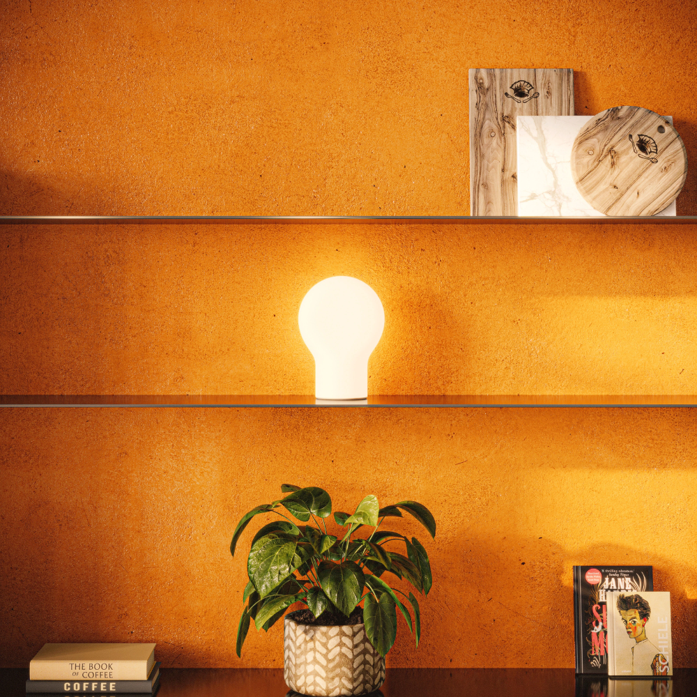 The Squish Table Light from Gantri in a home office.