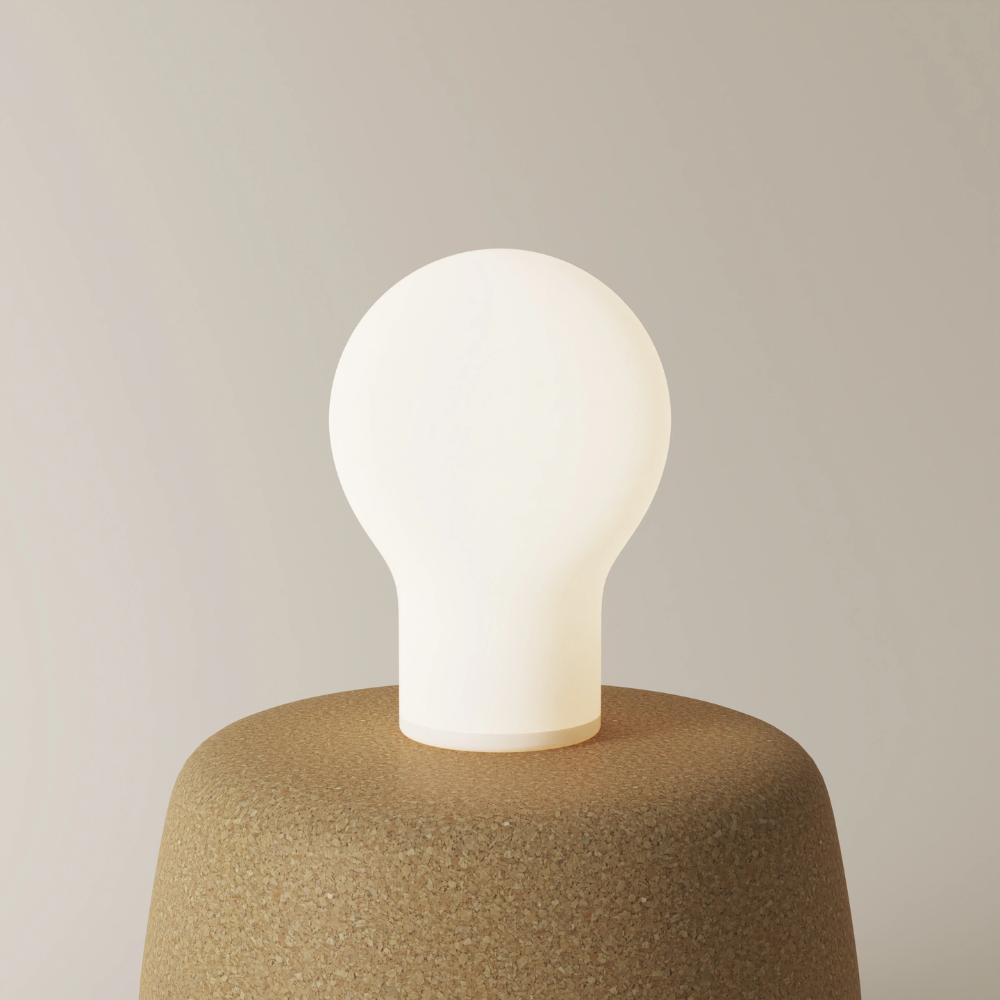 The Squish Table Light from Gantri in a studio.