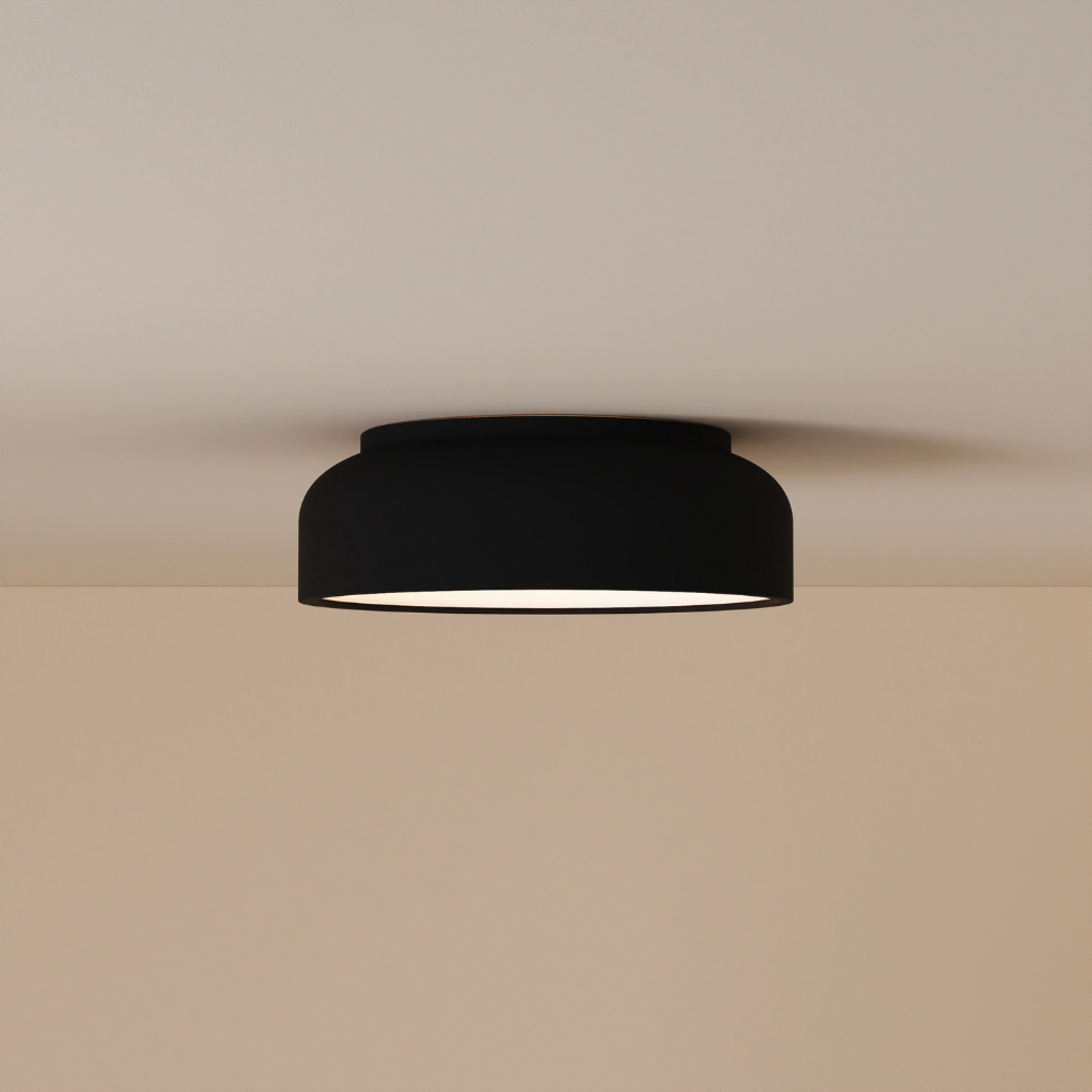 The carbon Vitria Flush Mount from Gantri.