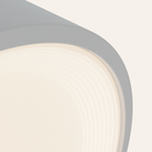 The fog Vitria Flush Mount from Gantri close up.