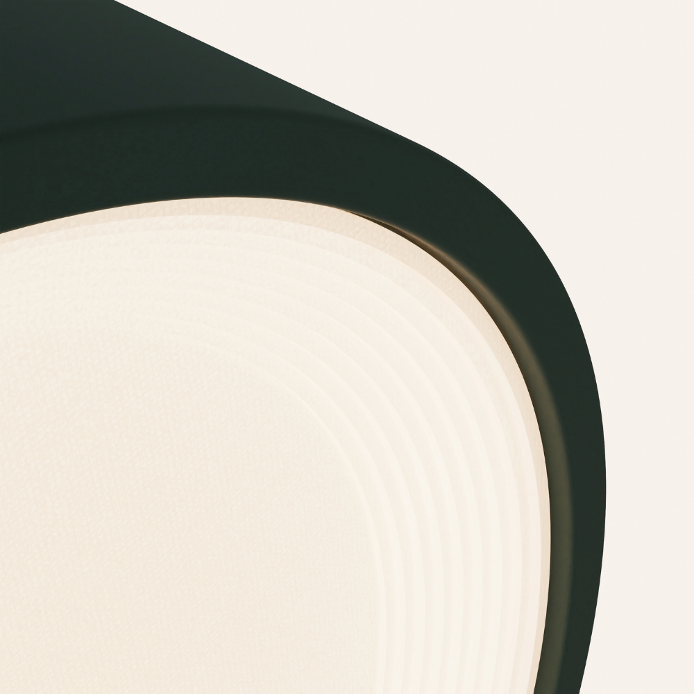 The forest Vitria Flush Mount from Gantri close up.