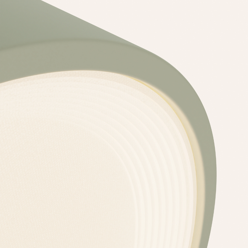 The meadow Vitria Flush Mount from Gantri close up.