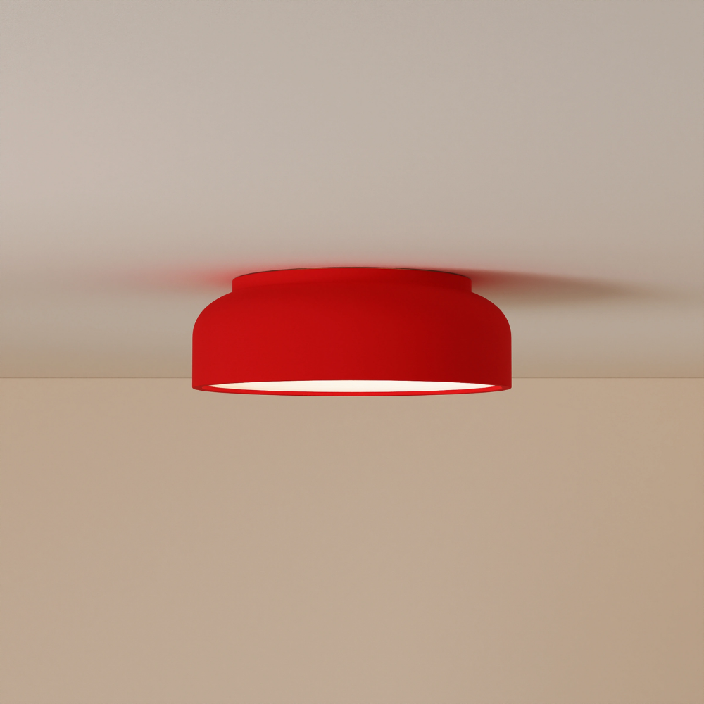 The poppy Vitria Flush Mount from Gantri.