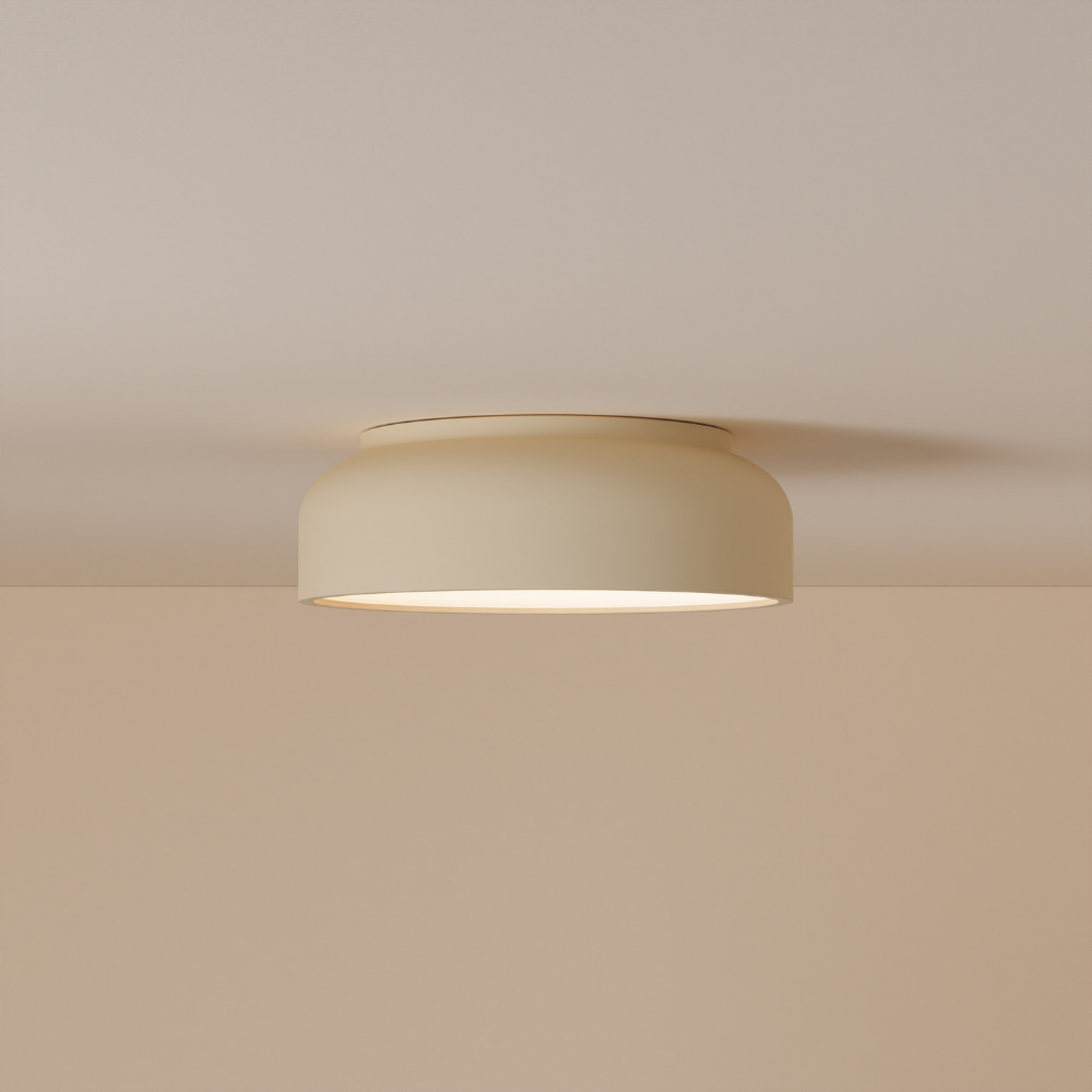 The sand Vitria Flush Mount from Gantri.