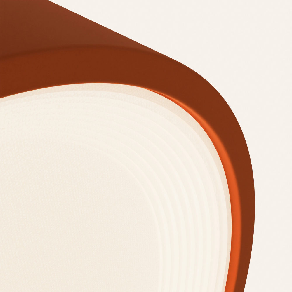 The sedona Vitria Flush Mount from Gantri close up.