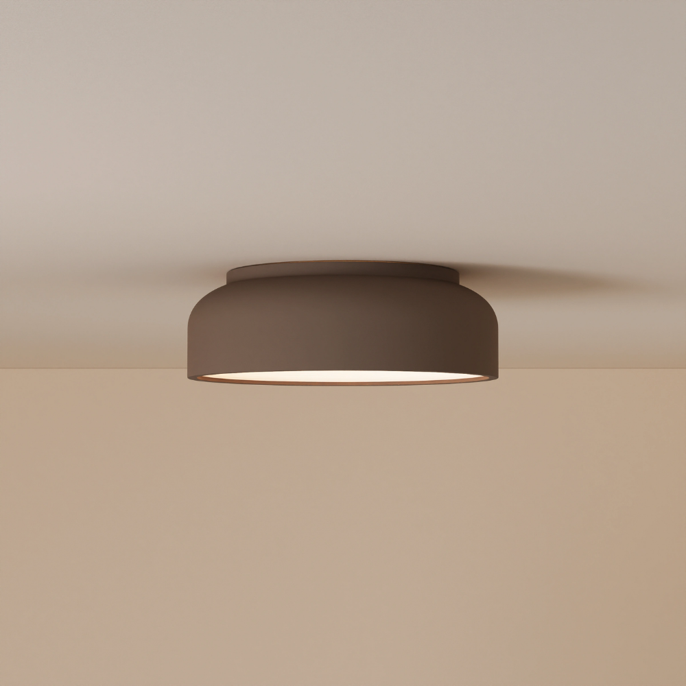 The smoke Vitria Flush Mount from Gantri.