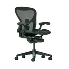 The Aeron Chair from Herman Miller with the adjustable Posturefit SL back support in Jasper / Jasper.