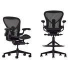 The Aeron Stool with differet size options from Herman Miller.