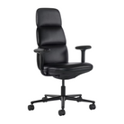 The high back Asari Chair from Herman Miller in raven stow leather fabric.