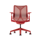The canyon Cosm Office Chair with low back and adjustable arms from Herman Miller features auto-harmonic tilt and a flexible frame.