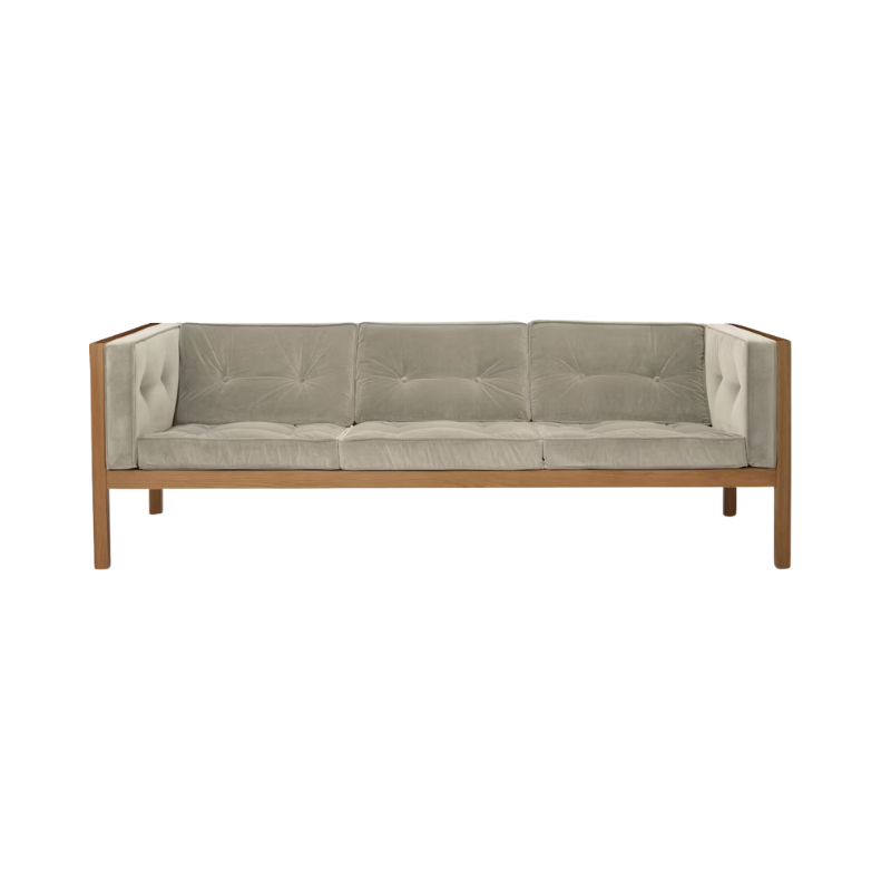 The Cube Sofa 80 inch Purr Oak from Herman Miller.