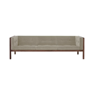 The Cube Sofa 92 inch Purr Walnut from Herman Miller.