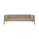 The Cube Sofa 92 inch Shiitake Oak from Herman Miller.
