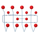 The Eames Hang-It-All  Stonewash Blue Red from Herman Miller.