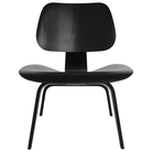 The Ebony Eames Molded Plywood Lounge Chair Wood Base from Herman Miller.