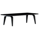 The 22 by 48 inch ebony veneer Eames Rectangular Coffee Table.