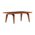 The 22 by 36 inch walnut veneer Eames Rectangular Coffee Table.