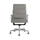 The Eames Soft Pad Executive Chair Stow Leather Zone from Herman Miller.