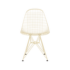 The Eames Wire Chair from Herman Miller, designed by Herman Miller x HAY in powder yellow.