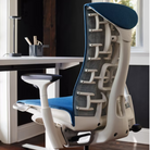 The Embody Chair from Herman Miller in a close up shot.