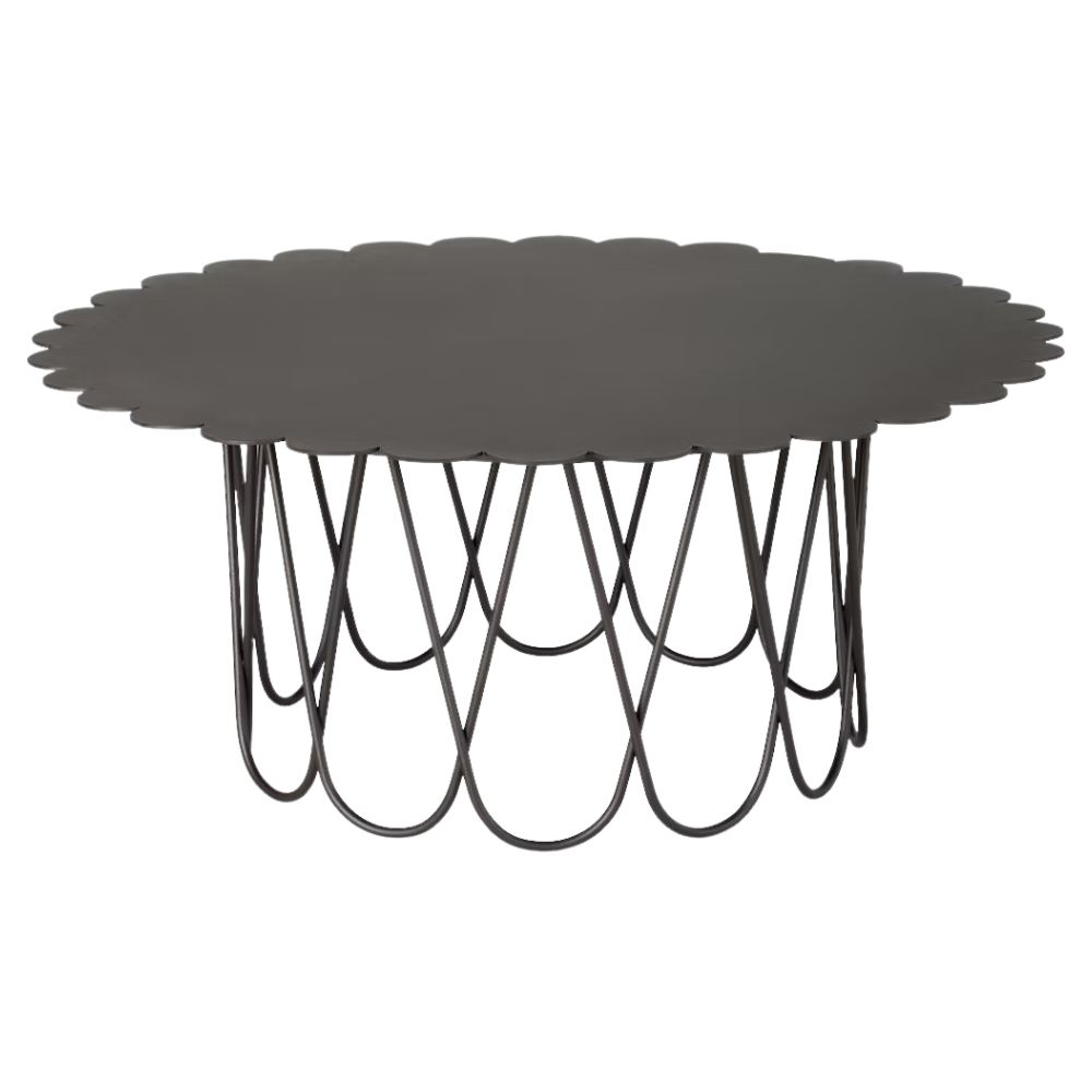 The large anthracite Girard Flower Table from Herman Miller.