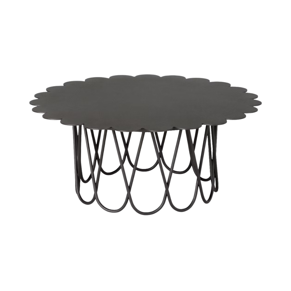 The small anthracite Girard Flower Table from Herman Miller.