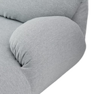The Luva Three Seater Modular Sofa from Herman Miller in a close up of the arm rest.