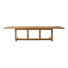 The 126 inch white oak Land Dining Table from Herman Miller.