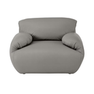 The Leather Luva Modular Armchair Prone Leather Script from Herman Miller.