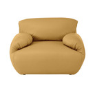 The Luva Modular Armchair Prone Leather Yarrow from Herman Miller.