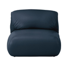 The Leather Luva Modular Armless Chair Prone Leather Sail from Herman Miller.