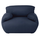 The Luva Modular Armchair from Herman Miller in Heathered Twilight Cozy upholstery.