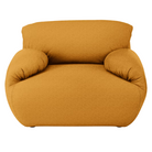 The Luva Modular Armchair from Herman Miller in Mustard Seed Whim upholstery.