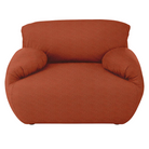The Luva Modular Armchair from Herman Miller in Terra Cotta Whim upholstery.