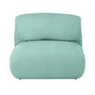 The Luva Modular Armless Beck Sea Glass from Herman Miller.