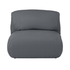 The Luva Modular Armless Pebble Weave Pumice from Herman Miller.