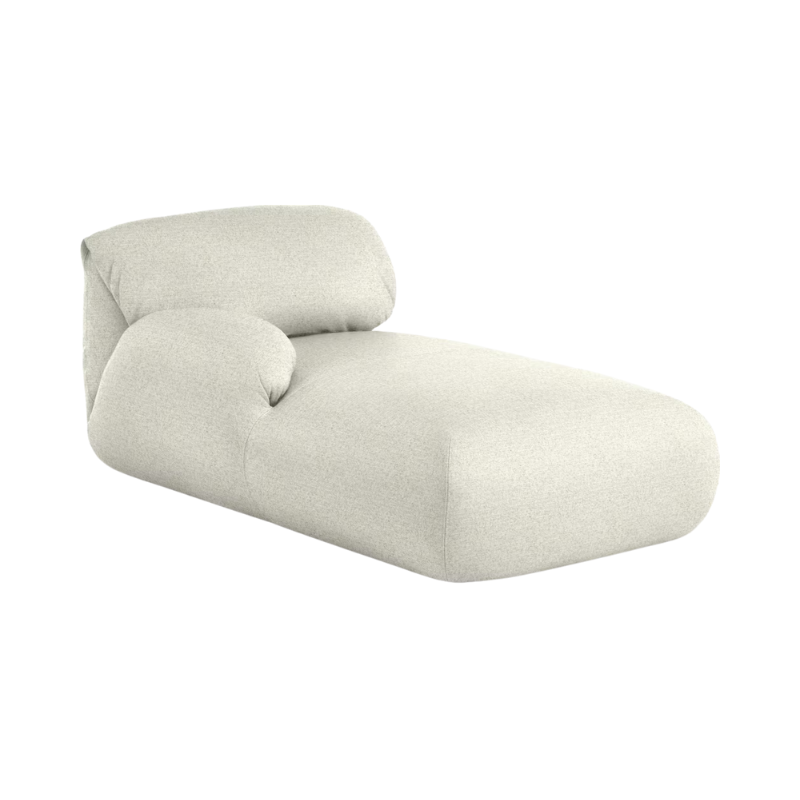 The Luva Modular Chaise Beck Buckram Left from Herman Miller.