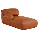 The Leather Luva Modular Chaise Prone Bricolage Left from Herman Miller.