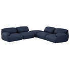 The Luva Modular Corner Sectional from Herman Miller in Heathered Twilight Cozy upholstery.