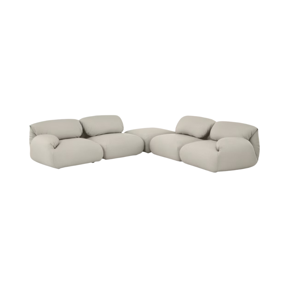 The Luva Modular Corner Sectional Mode Shell from Herman Miller.