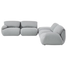 The Luva Modular Corner Sectional from Herman Miller from the side.