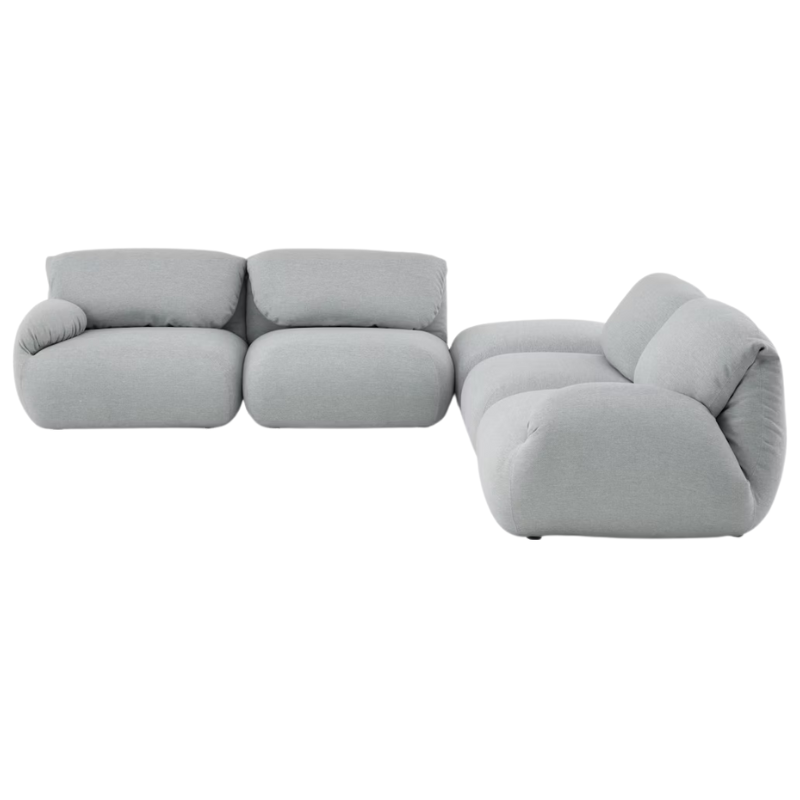The Luva Modular Corner Sectional from Herman Miller from the side.