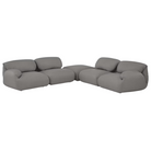 The Luva Modular Corner Sectional from Herman Miller in Pewter Whim upholstery.